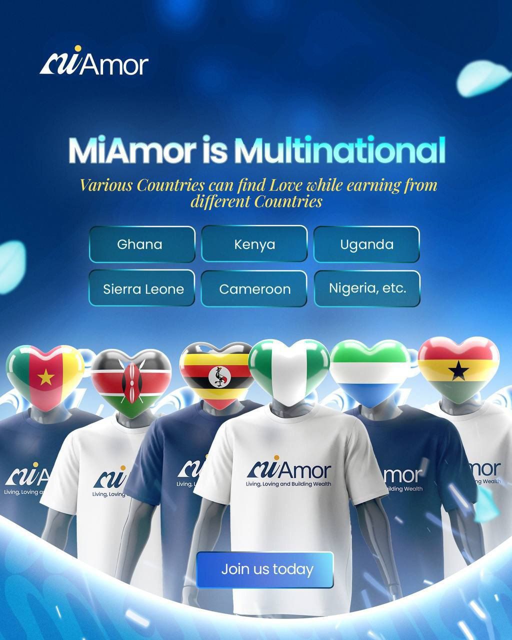 Smiling couple outdoors